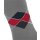 Burlington Herren Socken - King, Bio-Baumwolle, Rautenmuster Grau/Dunkelblau/Rot 40-46