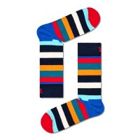 Happy Socks 4er Pack Unisex Socken - Geschenkbox, Classics, gemischte Farben Navy 36-40