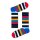 Happy Socks 4er Pack Unisex Socken - Geschenkbox, Classics, gemischte Farben Navy 41-46