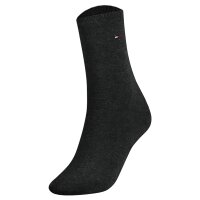 TOMMY HILFIGER Damen Socken, 4er Pack - Classic, Strümpfe, einfarbig Grau 35-38