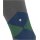 Burlington Herren Socken - Clyde, Rautenmuster, Bio-Baumwolle Grau/Blau/Grün 40-46