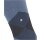 Burlington Men Socks - Clyde, Diamond Pattern, Organic Cotton Blue 40-46