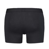 Levis Herren Boxershorts, 2er Pack - Solid Basic Boxer Brief Organic, Logobund Schwarz M