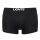 Levis Herren Boxershorts, 2er Pack - Solid Basic Trunk Organic, Logobund Schwarz M