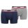 LEVIS Mens Sportswear Boxer Brief Organic, Pack of 2, Boxer Shorts, Logo Waistband