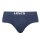 Levis Herren Slips, 2er Pack - Solid Basic Brief Organic, Logobund Blau M