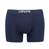 Levis Herren Boxer - Solid Basic Boxer Brief Organic, ECOM, Cotton Stretch, 6er Pack Navy XL