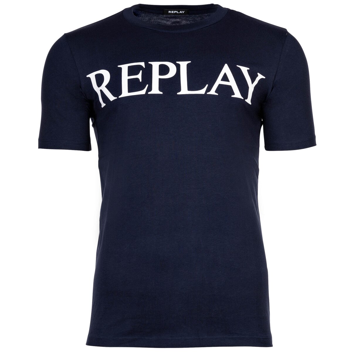aus mit REPLAY Herren Baumwolle 44,95 Logo-Print, € T-Shirt
