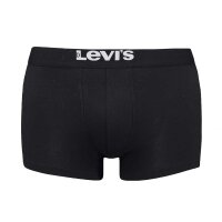 Levis Herren Boxer - Solid Basic Trunk Organic ECOM, Cotton Stretch, 6er Pack Schwarz XL