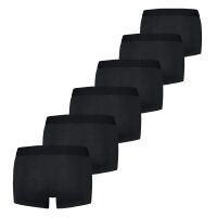 Levis Mens Boxer - Solid Basic Trunk Organic ECOM, Cotton Stretch, 6-pack Black XL (X-Large)
