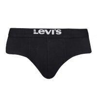 Levis Herren Slips, 4er Pack - Solid Basic Brief Organic ECOM Black M (Medium)
