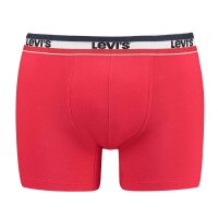 Levis Mens Boxer - Sportswear Boxer Brief, Cotton Stretch, 6-pack Blue/Red/Grey S (Small)