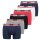 Levis Herren Boxer - Sportswear Boxer Brief, ECOM, Cotton Stretch, 6er Pack Blau/Rot/Grau S