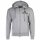 REPLAY Herren Sweatjacke - Zip-Jacke, Kapuze, Logo Grau M