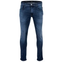 REPLAY Mens Jeans - Hyperflex ANBASS, Stretch Denim, Slim Fit Dark Blue 30W/32L