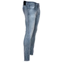 REPLAY Herren Jeans - Hyperflex ANBASS, Stretch Denim, Länge 32, Slim Fit Mittelblau 29W/32L