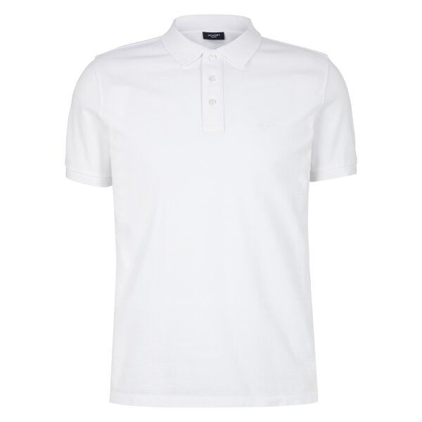 JOOP! JEANS Mens Polo Shirt - JJJ-02Ambrosio, small Logo, Cotton White S (Small)