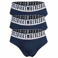 BIKKEMBERGS Herren Slips, 3er Pack - TRI-PACK BRIEFS, Stretch Cotton, Logobund