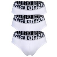 BIKKEMBERGS Mens Briefs, 3-pack - TRI-PACK BRIEFS, Stretch Cotton, Logo Waistband