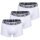 BIKKEMBERGS Mens Boxer Shorts, 3-Pack - TRI-PACK TRUNKS, Stretch Cotton, Logo Waistband