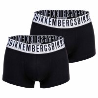 BIKKEMBERGS Herren Boxershorts, 2er Pack - BI-PACK TRUNKS, Stretch Cotton, Logobund