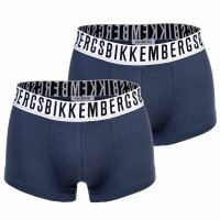 BIKKEMBERGS Herren Boxershorts, 2er Pack - BI-PACK TRUNKS, Stretch Cotton, Logobund