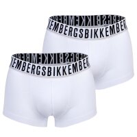 BIKKEMBERGS Herren Boxershorts, 2er Pack - BI-PACK TRUNKS, Stretch Cotton, Logobund