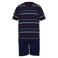 GÖTZBURG Mens Pyjamas - Cotton, Round Neck, Stripes,...