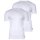 BIKKEMBERGS Herren T-Shirt, 2er Pack - BI-PACK T-SHIRT, Unterhemd, Rundhals, Cotton Stretch
