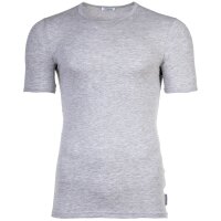 BIKKEMBERGS Herren T-Shirt, 2er Pack - BI-PACK T-SHIRT, Unterhemd, Rundhals, Cotton Stretch Grau L