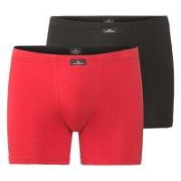 GÖTZBURG Mens Boxer Shorts, 2-Pack - Cyclists, Underwear, Underpants, Cotton, Logo, solid color