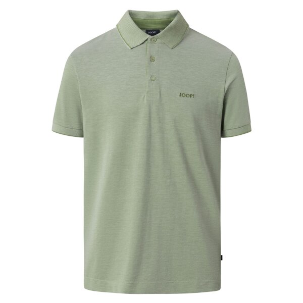 JOOP! mens polo shirt - JJ-03Percy, flat knit collar, half sleeve, cotton pique Green M (Medium)