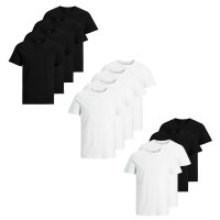 JACK&JONES Herren T-Shirt, 4er Pack - JACBASIC CREW...