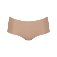 Sloggi Damen Shorts, 2er Pack - Zero Microfibre 2.0 Shorts, Mikrofaser, einfarbig Schwarz/Nude XL