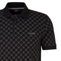 JOOP! Herren Poloshirt - JJ-42Paigam, Pique, Cotton Stretch, Cornflower Print Schwarz M