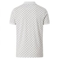 JOOP! Herren Poloshirt - JJ-42Paigam, Pique, Cotton Stretch, Cornflower Print Grauweiß S