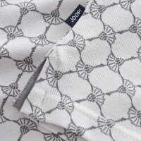 JOOP! Herren Poloshirt - JJ-42Paigam, Pique, Cotton Stretch, Cornflower Print Grauweiß S