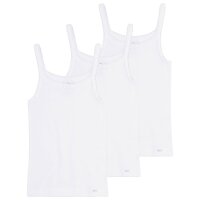 Sanetta girls undershirt shirt without sleeves Top Basic - White White 152 (10-11 Years)