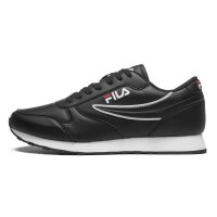 FILA Herren Sneaker - Orbit Low, Retro Laufschuh, Turnschuh, Low-Cut, Kunstleder Schwarz/Weiß EUR 41