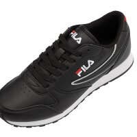 FILA Herren Sneaker - Orbit Low, Retro Laufschuh, Turnschuh, Low-Cut, Kunstleder Schwarz/Weiß EUR 41