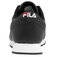 FILA Herren Sneaker - Orbit Low, Retro Laufschuh, Turnschuh, Low-Cut, Kunstleder Schwarz/Weiß EUR 41