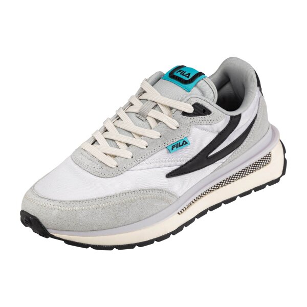 FILA Mens Sneaker - REGGIO Low, Running Shoe, Sneaker, Low-Cut, Genuine Leather/Textile Grey EUR 41 (UK 7)