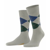 Burlington Herren Socken EDINBURGH - Rautenmuster, Argyle, Clip, One Size, 40-46