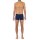 HOM Herren Boxer Briefs, 3er Pack - Tonal Pack #2, Shorts, Unterhose Schwarz/Blau/Grau S
