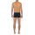 HOM Herren Boxer Briefs, 3er Pack - Tonal Pack #2, Shorts, Unterhose Schwarz/Blau/Grau S