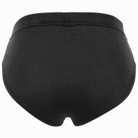 HOM Herren Slip - Comfort Mini Brief HO1,Tencel soft, Unterwäsche, einfarbig Schwarz S