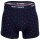 Happy Shorts Herren Boxer Shorts, 3er Pack - Retro Jersey, Logobund Red Heart S