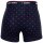 Happy Shorts Herren Boxer Shorts, 3er Pack - Retro Jersey, Logobund Red Heart S