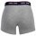 Happy Shorts Herren Boxer Shorts, 3er Pack - Retro Jersey, Logobund Red Heart S