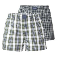 TOM TAILOR Herren Web-Boxershorts, 2er Pack -...